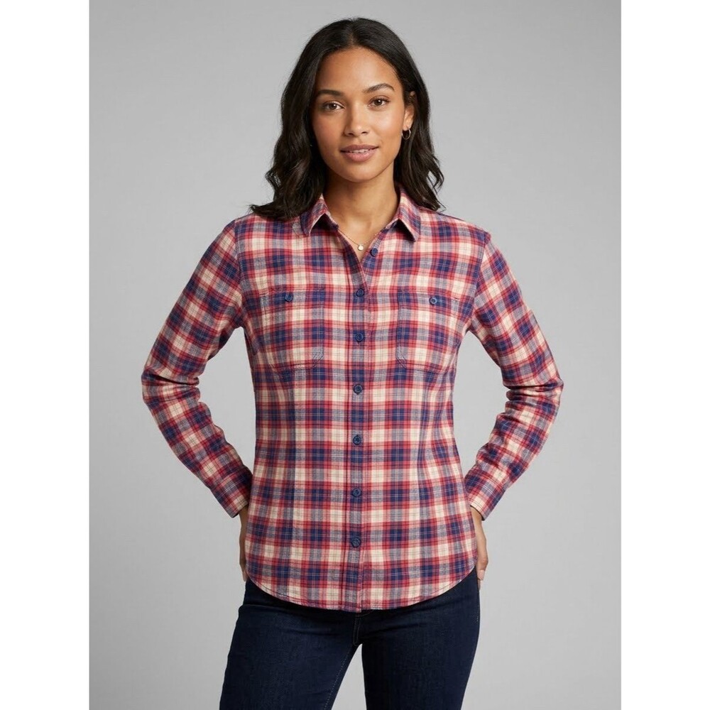 Duluth Trading Co. Women’s Plaid Shirt Size Medium